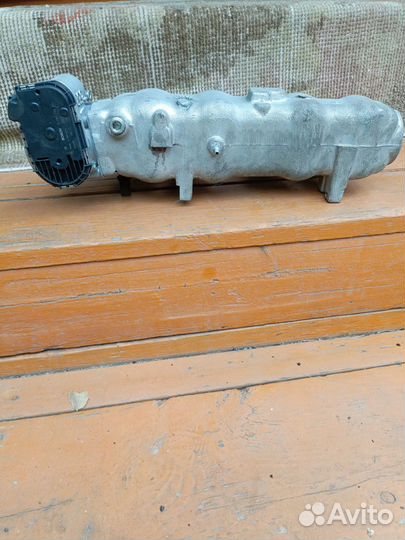 Коллектор впускной с дросселем на змз 409 евро 3