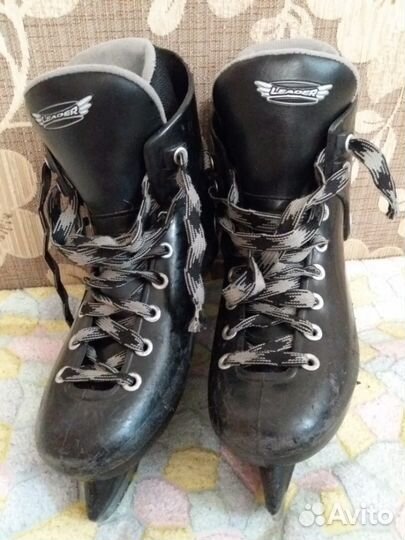 Коньки хоккейные подростковые 36-37 размер