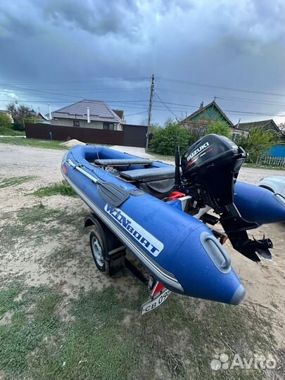 Лодка Риб Winboat 375 Luxe с мотором suzuki DF20AS