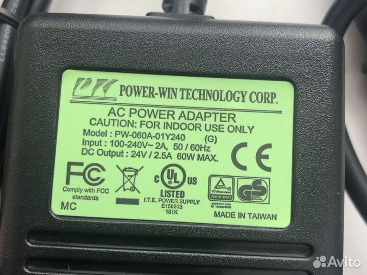 Блок питания 24v 2,5A