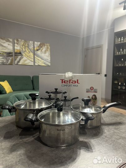 Кастрюли Tefal comfort max