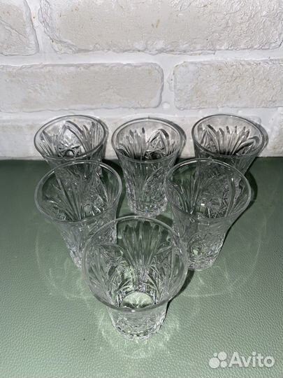 Графин, штоф со сторками, Гусь Хрустальный