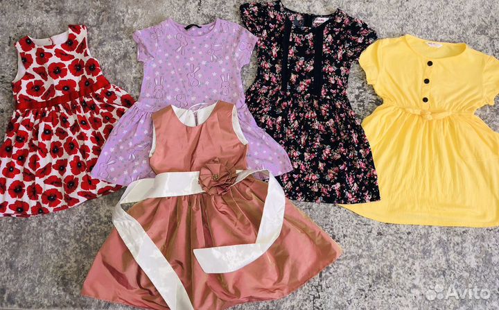 Фирменные вещи пакетом на девочку 110-116