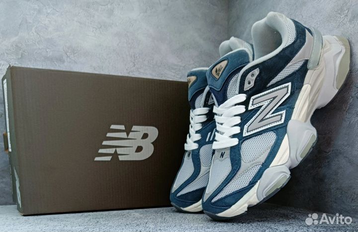 Кроссовки New balance 9060 натуральная замша 36-41