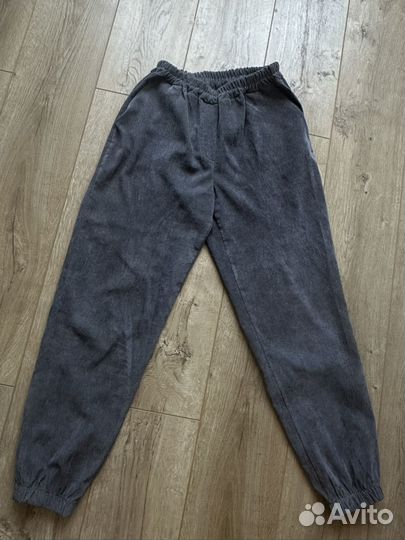 Вальветовый костюм со штанами и рубашкой