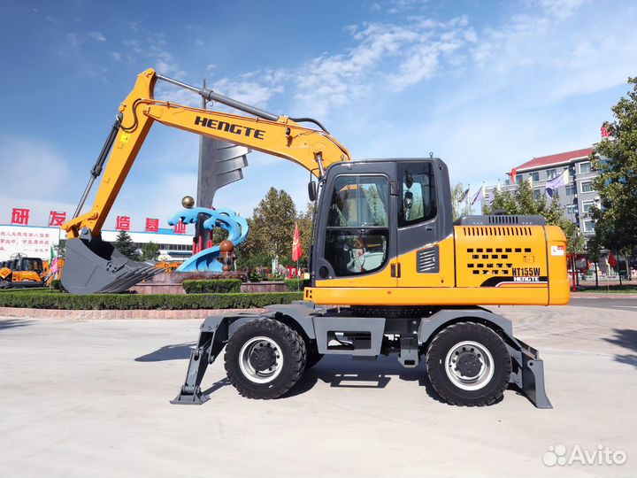 Колёсный экскаватор HENGTE HT160W, 2023