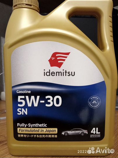 Масло моторное 5w30 idemitsu оригинал