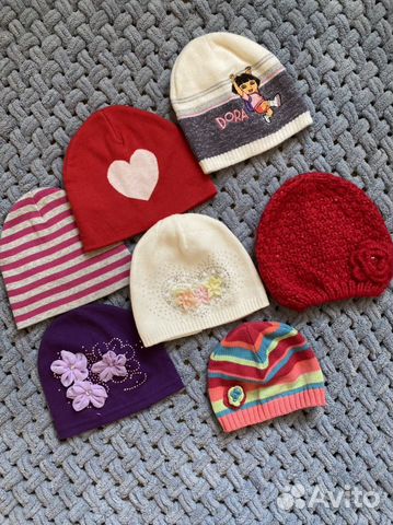 Шапка на девочку весна 48-54