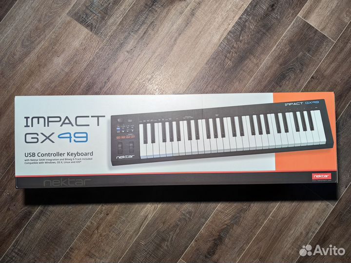 USB midi клавиатура nektar impact GX49