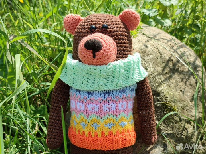 Игрушка амигуруми Мишка