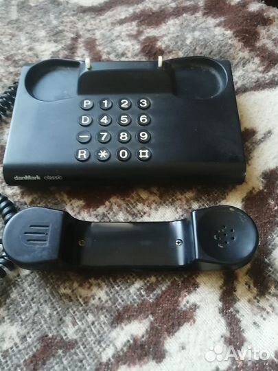 Стационарный телефон в коллекцию danMark черный