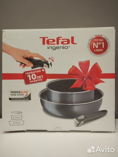 Новый набор посуды Tefal Ingenio Dark Grey Limited