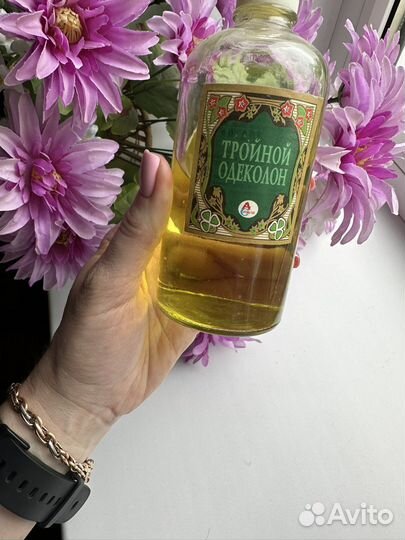 Тройной одеколон СССР, винтаж