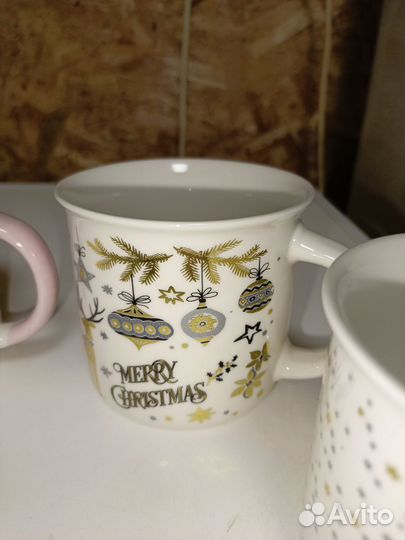 Кружки 6 шт, объем 350 мл