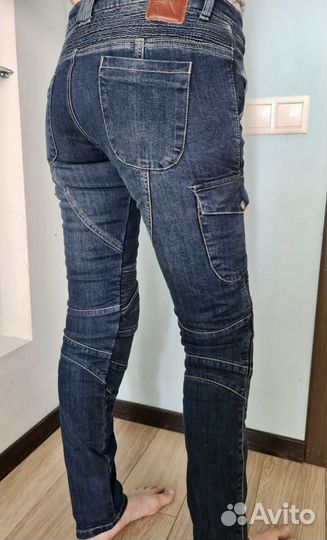 Мотоджинсы женские