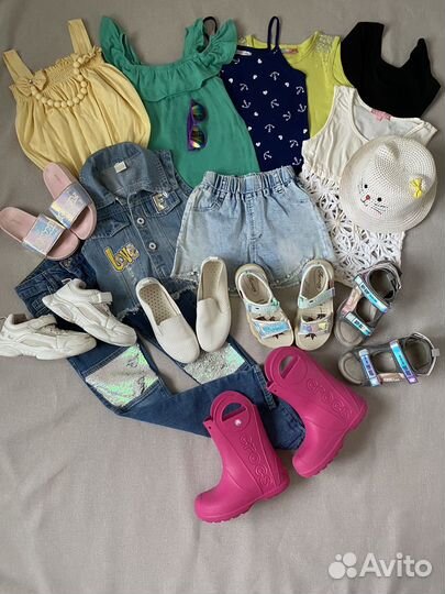 Вещи для девочки 6-8 лет пакетом