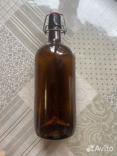 Бутылки бугельные с пробкой 1литр