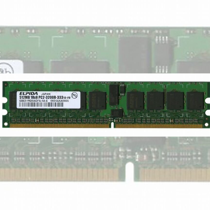 [EBE51RD8AGFA-4A-E] Оперативная Память Elpida 512mb Ebe51rd8agfa-4a-E