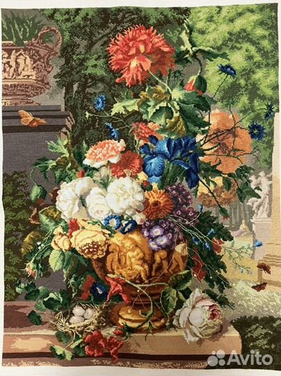 8 вышитых крестиком картин