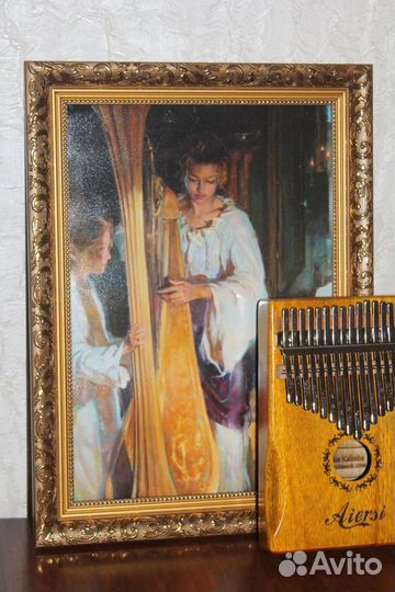 Иллюстрация в рамке на тему