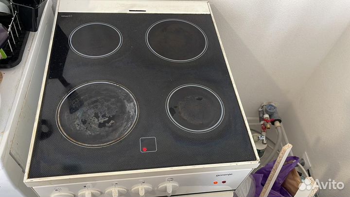 Плита электрическая стеклокерамика gorenje