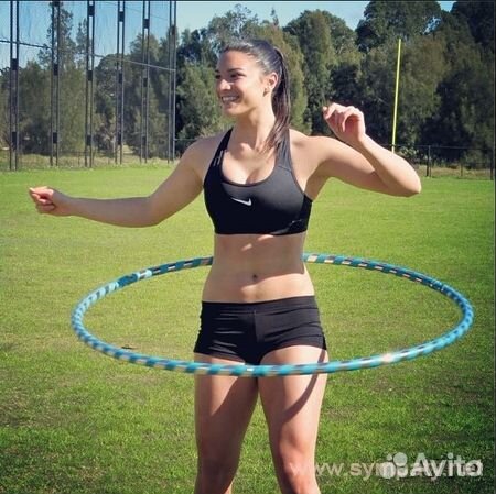 Обруч массажный со счетчиком, разборный