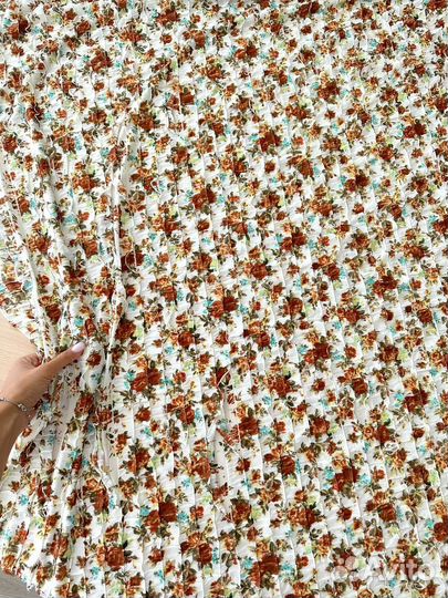 Трикотажное полотно Рюши принт арт. 322-17