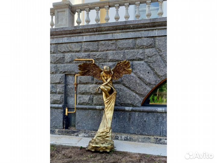 Современная скульптура Парящий Ангел 210 см