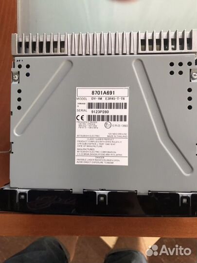 Магнитола штатная митсубиси паджеро спорт