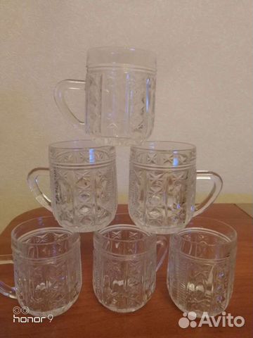 Винтаж. Кружки хрустальные времен СССР