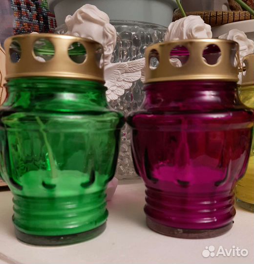 Лампадка поминальная,не угасаемая свеча