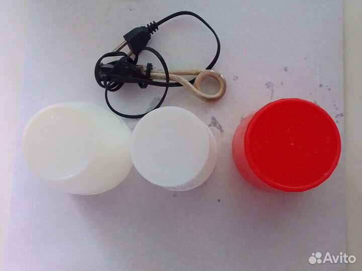 Электрокипятильный набор с надписью винтаж