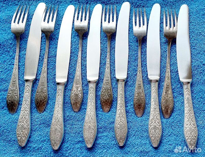 Новый набор столовых приборов времен СССР