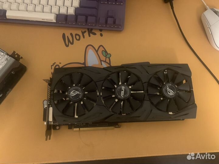 Видеокарта gtx 1060 6gb asus strix