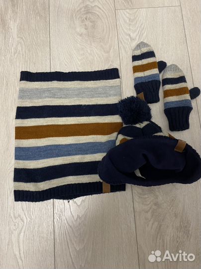 Комплект шапка и шарф