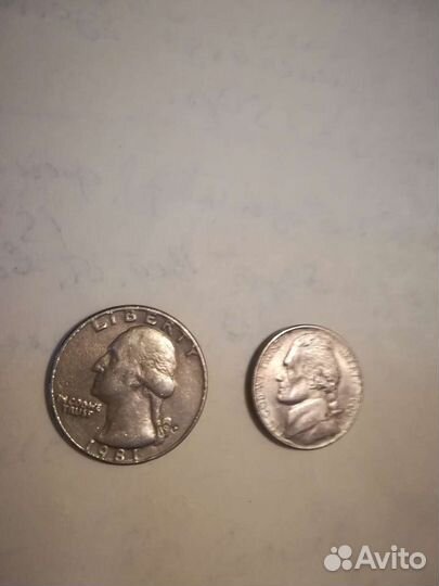 Монеты 2шт.1981г.2000г