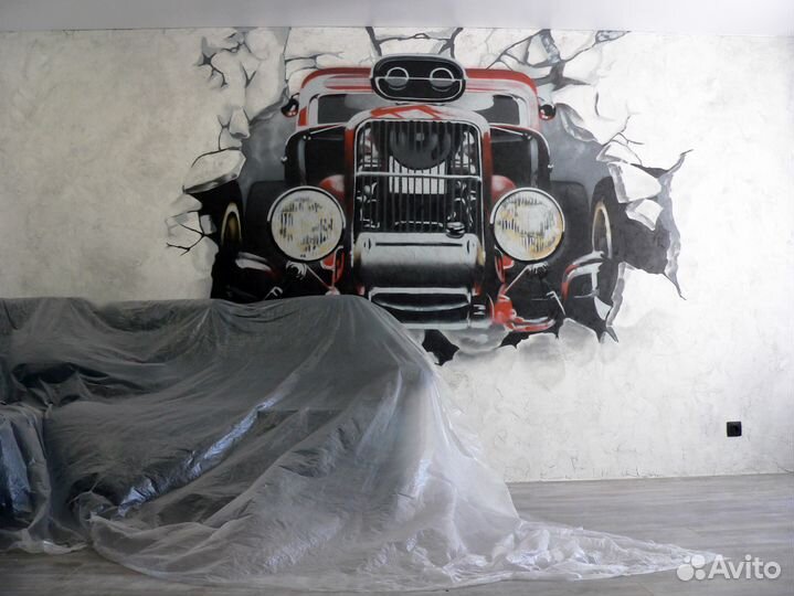 Роспись стен, Граффити оформление