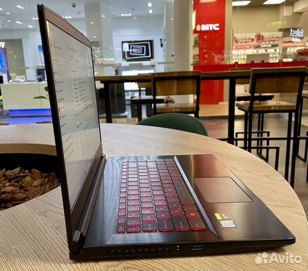 Ноутбук Msi GF63 Thin/i5-9300h/Gtx1650