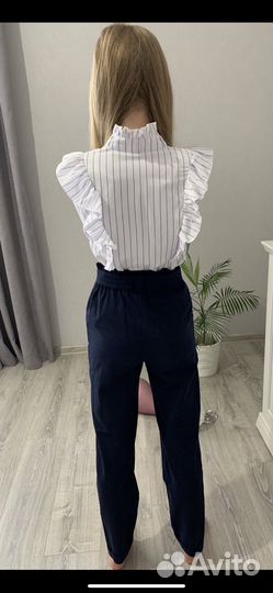 Блузка и брюки для школы рост 160-164