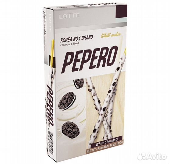 Соломка Pepero White cookie 36 г