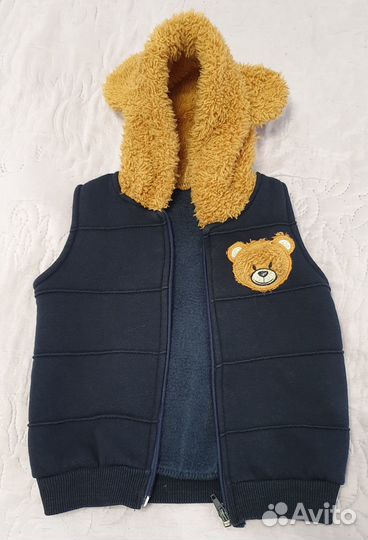 Костюм теплый с жилетом на мальчика