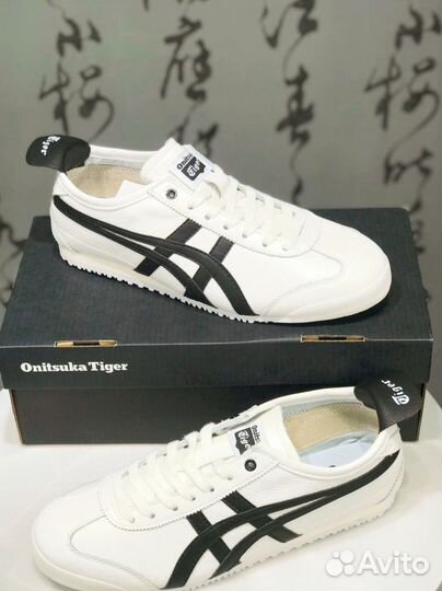 Мужские Asics Onitsuka mexico 66 white&black