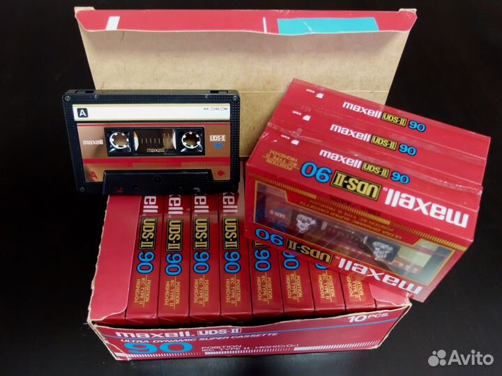 Аудиокассеты maxell UDS-II 90