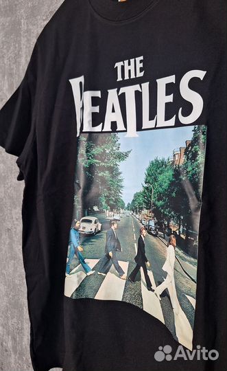 Футболка Beatles черная