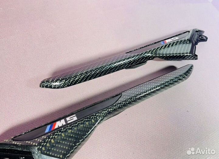 Жабры в крылья BMW M5 F90 carbon