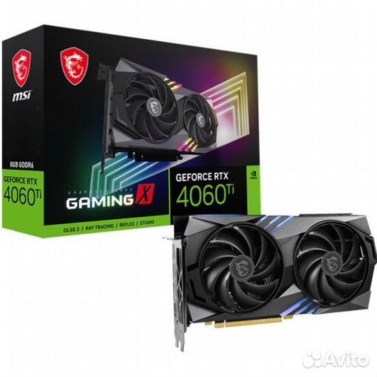 Видеокарта MSI 4060 TI Gaming X 8GB