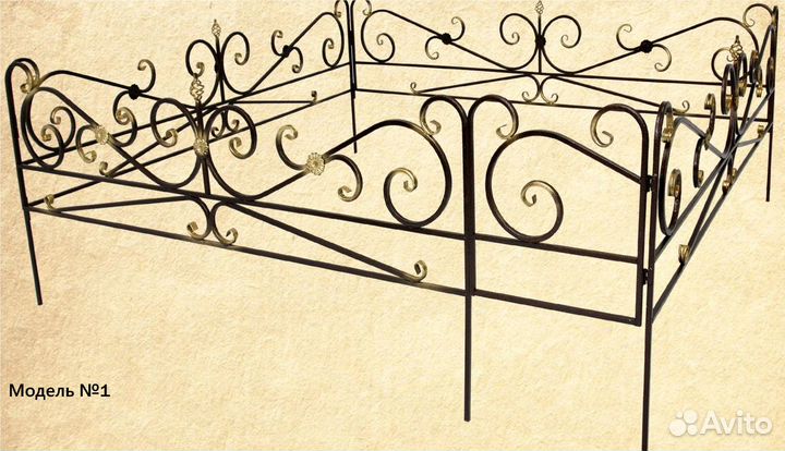 Ритуальные металлические ограждения
