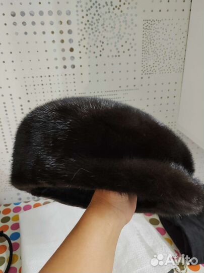 Берет норковый новый