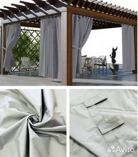 Уличные шторы для беседки