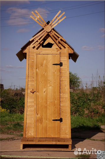 Дачный туалет деревянный PRO885
